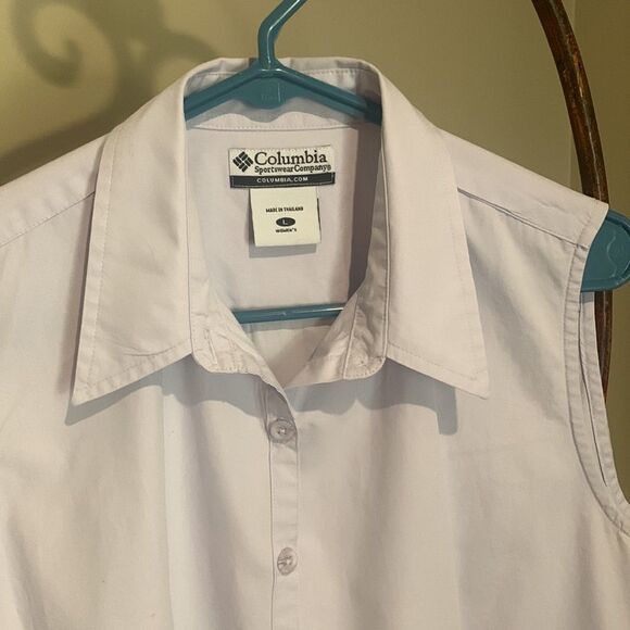 Columbia Sleeveless Lilac Blouse L - Picture 3 of 6